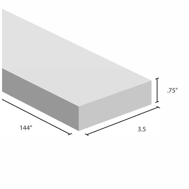 RELIABILT 1-in x 4-in x 10-ft Unfinished Southern Yellow Pine Board
