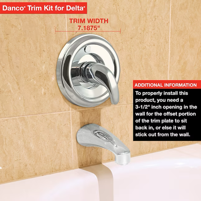 Danco Brushed Nickel 1-handle Bathtub and Shower Faucet