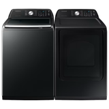 Samsung 4.7-cu ft High Efficiency Impeller Smart Top-Load Washer (Brushed Black)
