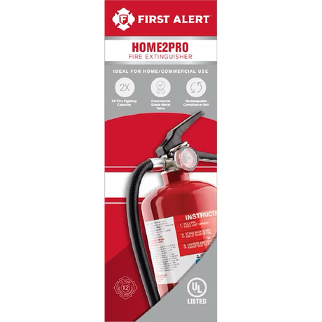 First Alert Rechargeable 2-a:10-b:c Commercial/Residential Fire Extinguisher