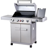 Monument Mesa Stainless Steel 5-Burner Liquid Propane Infrared Gas Grill with 1 Side Burner