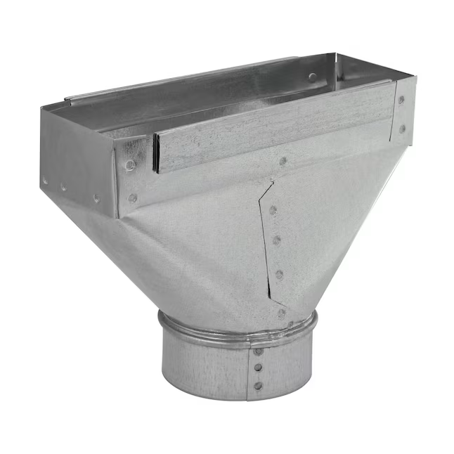 IMPERIAL 4-in 30-Gauge Galvanized Steel Straight Stack Duct Boot