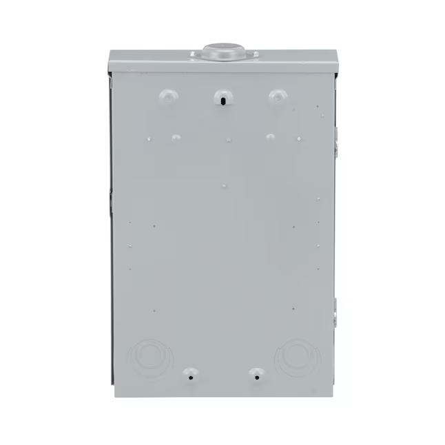 Square D Homeline 100-Amp 20-Spaces 40-Circuit Outdoor Main Breaker Plug-on Neutral Load Center