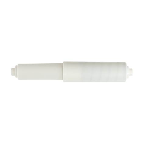 Rodillo de papel higiénico Eastman - Blanco 3/8 pulg. Extremos escalonados