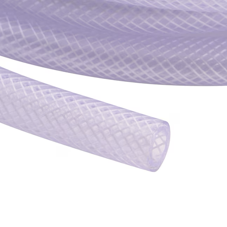 EZ-FLO 3/8 Zoll ID x 20 Fuß verstärkter PVC-Schlauch aus transparentem, verstärktem geflochtenem Vinyl