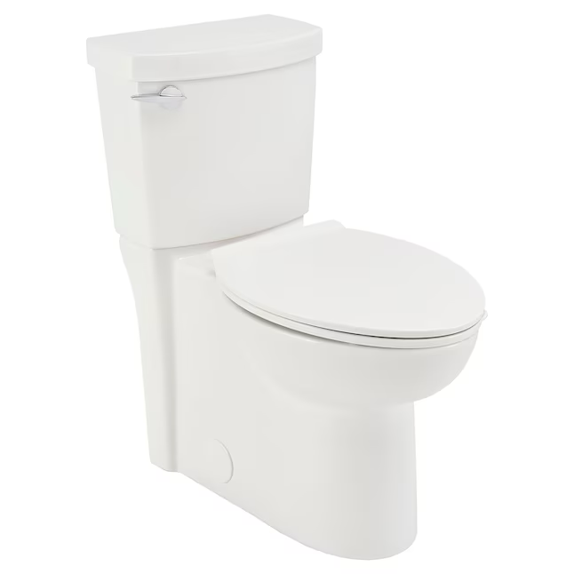 American Standard Clean White Elongated Chair Height 2-piece WaterSense Soft Close Toilet 12-in Rough-In 1.28-GPF