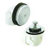 Eastman 1.5-in Chrome Foot Lock Drain with PVC