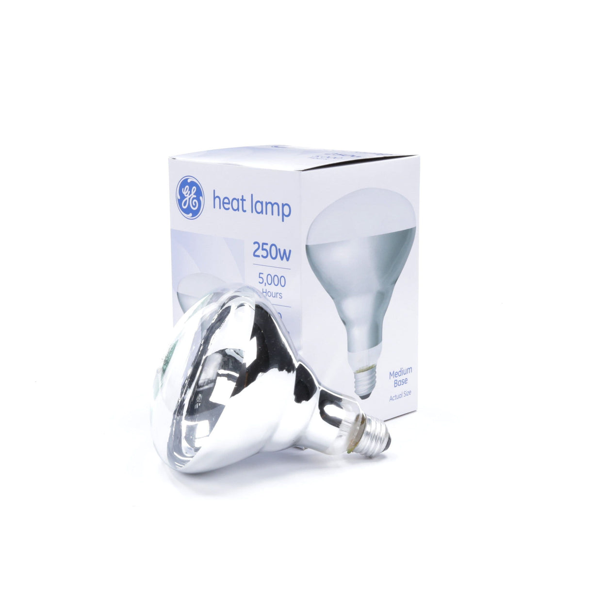 GE 250-Watt Dimmable R40 Heat Lamp Incandescent Light Bulb