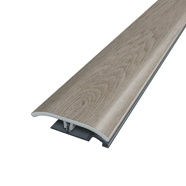 Project Source Iron 0.23-in T x 2-in W x 78.7-in L Vinyl 4-in-1 Floor Moulding