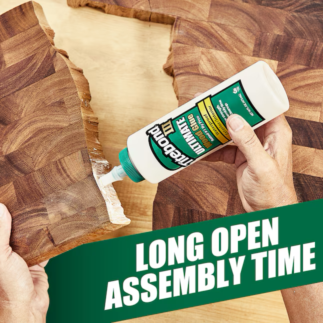 Titebond III Ultimate Wood Glue Marrón Impermeable, Adhesivo para madera interior/exterior