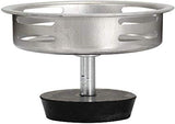 EZ-FLO Rubber Flat Bottom Replacement Basket, 3-1/2 Inch Diameter