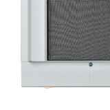 RELIABILT 30-in x 80-in White Aluminum Sliding Patio Screen Door
