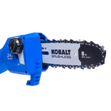 Sierra de poste Kobalt de 24 voltios, 8 pulgadas y 2 Ah (batería y cargador incluidos)