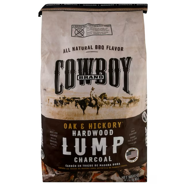 Cowboy Charcoal 18-lb Lump Charcoal for Ceramic Grills, Smokers, and Kettles
