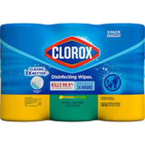Clorox 225-Count Crisp Lemon and Fresh Scent Desinfektionstücher, Allzweckreiniger (3er-Pack)