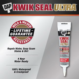 Masilla de látex blanca DAP Kwik Seal Ultra de 5.5 oz