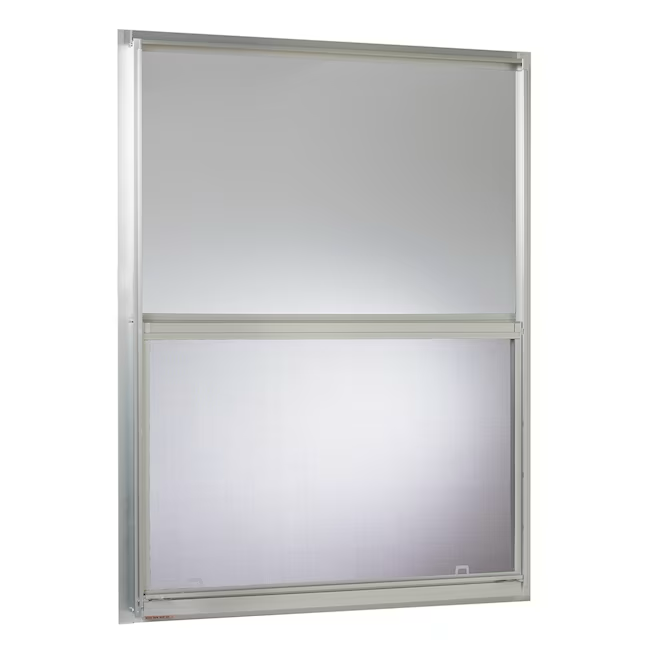 Project Source Serie 40000 Reemplazo de jamba de 30 x 40 x 1-3/4 pulgadas Aluminio Ventana de un solo acristalamiento de aluminio Media pantalla incluida