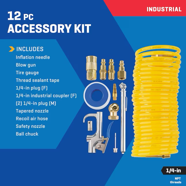 Kit de accesorios Kobalt de 12 piezas