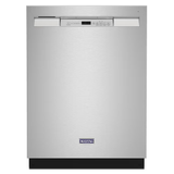 Maytag Front Control 24-in Built-In Dishwasher (Fingerprint Resistant Stainless Steel), 50-dBA