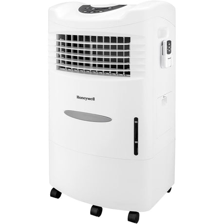 Honeywell CL201AEWW Evaporative Air Cooler With Remote Control, 470 CFM - 5.3 Gallon Tank (White)