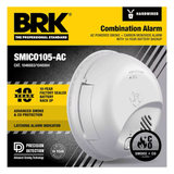 First Alert BRK 10-Year Battery Hardwired Combination Smoke and Carbon Monoxide Detector