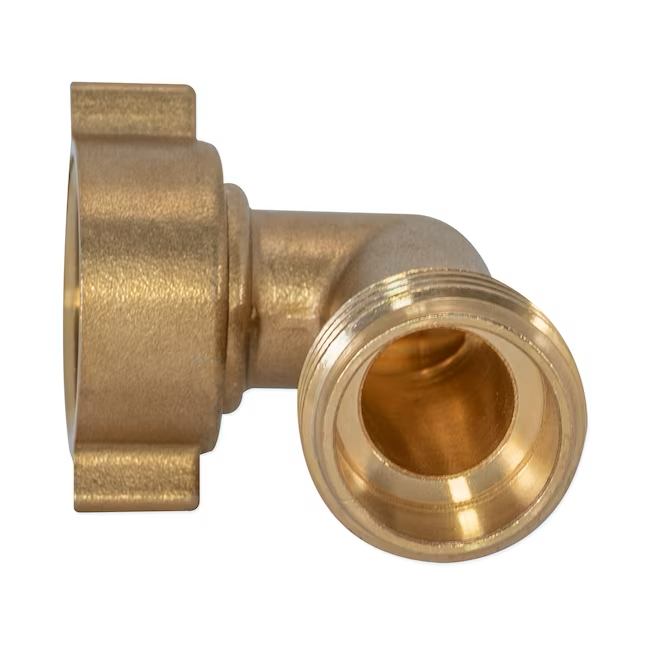 Eastman 2-Pack 3/4-in Fht Inlet x 3/4-in MHT Outlet Brass Washing Machine Connector
