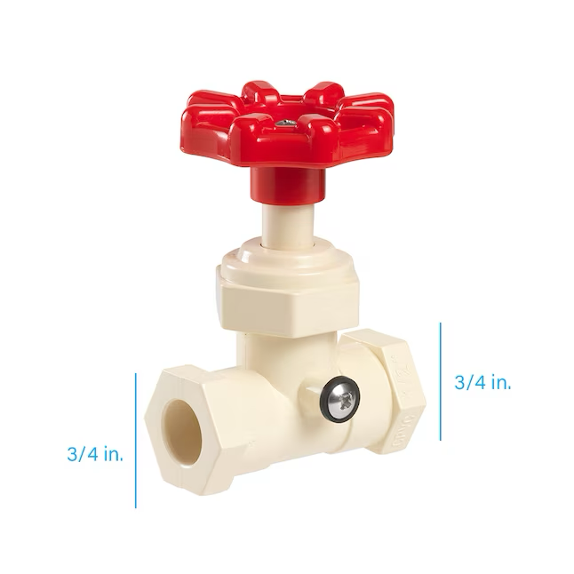 RELIABILT 3/4 Zoll CPVC-Absperr- und Abfallventil