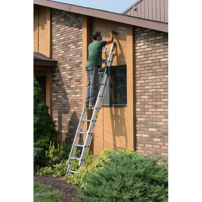 Werner D1200-2 Aluminum 24-ft Type 2- 225 lbs. Capacity Extension Ladder