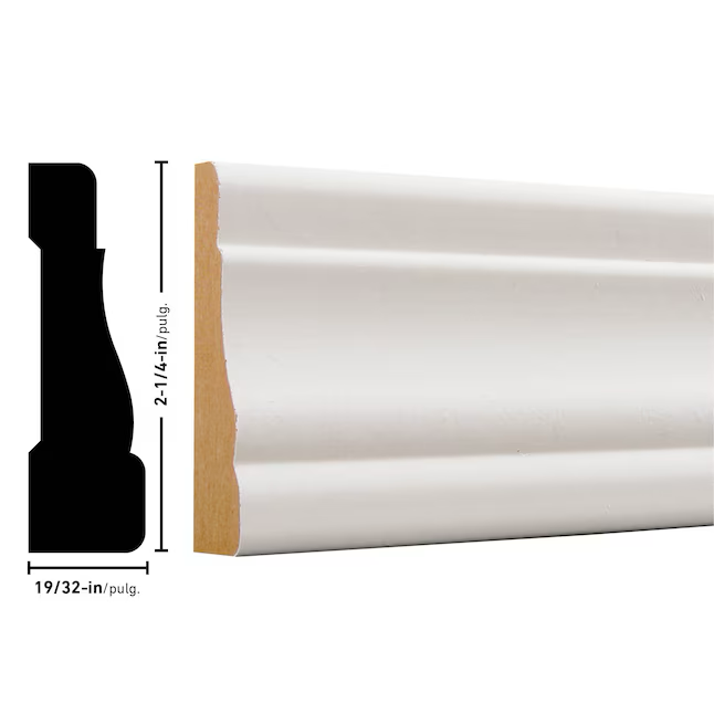 RELIABILT 5/8-in x 2-1/4-in x 7-ft Primed MDF 356 Casing