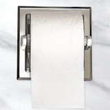 EZ-FLO Chrome Recessed Spring-loaded Toilet Paper Holder