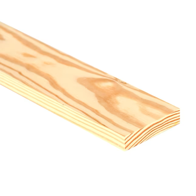 RELIABILT 1-in x 4-in x 8-ft Unfinished Southern Yellow Pine Board