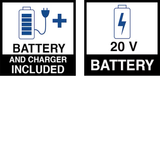 CRAFTSMAN Cortasetos con batería de 20 voltios máx., 8 pulgadas, 1,5 Ah (batería y cargador incluidos)