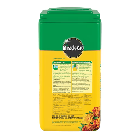 Miracle-Gro soluble en agua, 5.5 libras, gránulos solubles en agua, alimento para todo uso