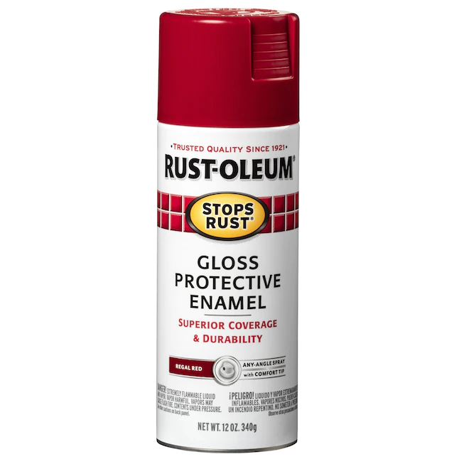 Rust-Oleum  Stops Rust Gloss Regal Red Spray Paint (NET WT. 12-oz)