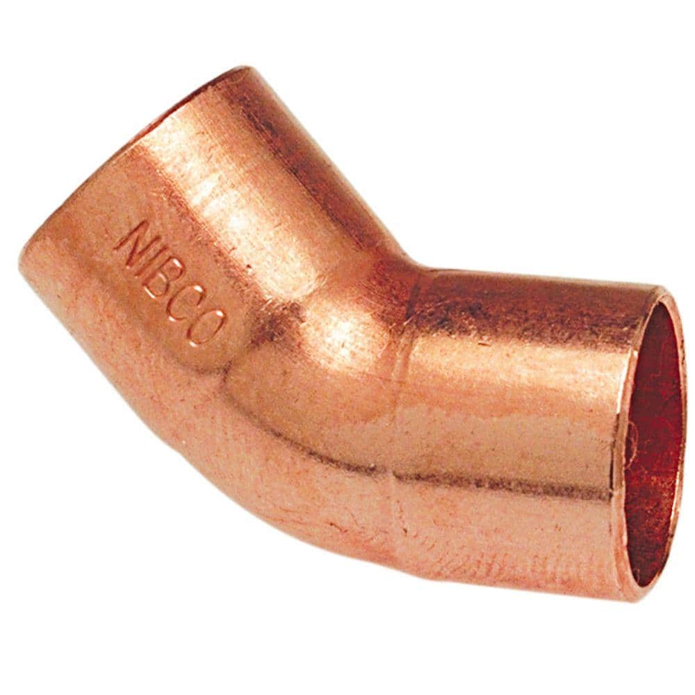 1" Copper Elbow 45°