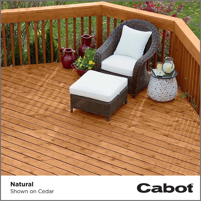 Cabot  Australian Timber Oil Pre-tinted Natural Transparent Exterior Wood Stain and Sealer (1-Gallon)