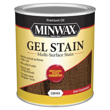 Minwax Gel Stain Oil-Based Coffee Semi-Transparent Interior Stain (1 cuarto de galón)