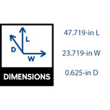 Armstrong Decken fein gespaltene 48-Zoll x 24-Zoll 12er-Pack schwarze gespaltene 15/16-Zoll-Deckenfliesen