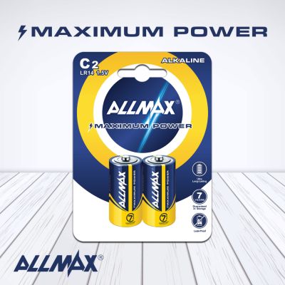 AllMax C-Batterien (2er-Pack)