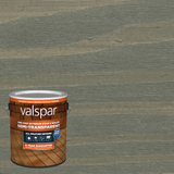 Valspar® November Grey halbtransparente Holzbeize und Versiegelung für den Außenbereich (1 Gallone)