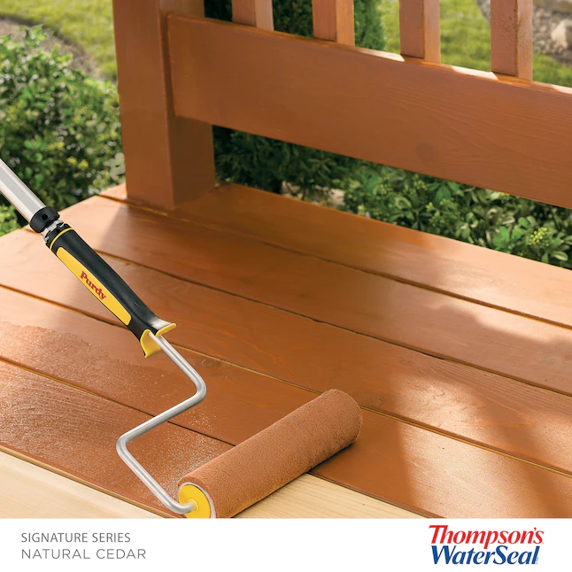 Thompson's WaterSeal  Signature Series Pre-tinted Natural Cedar Solid Exterior Wood Stain and Sealer (1-Gallon)