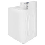 Whirlpool Commercial 3,2 cu ft münzbetriebene Toplader-Waschmaschine für den gewerblichen Gebrauch (weiß)