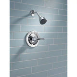 Delta Foundations Chrome 1-handle Single Function Round Shower Faucet (Valve Not Included)