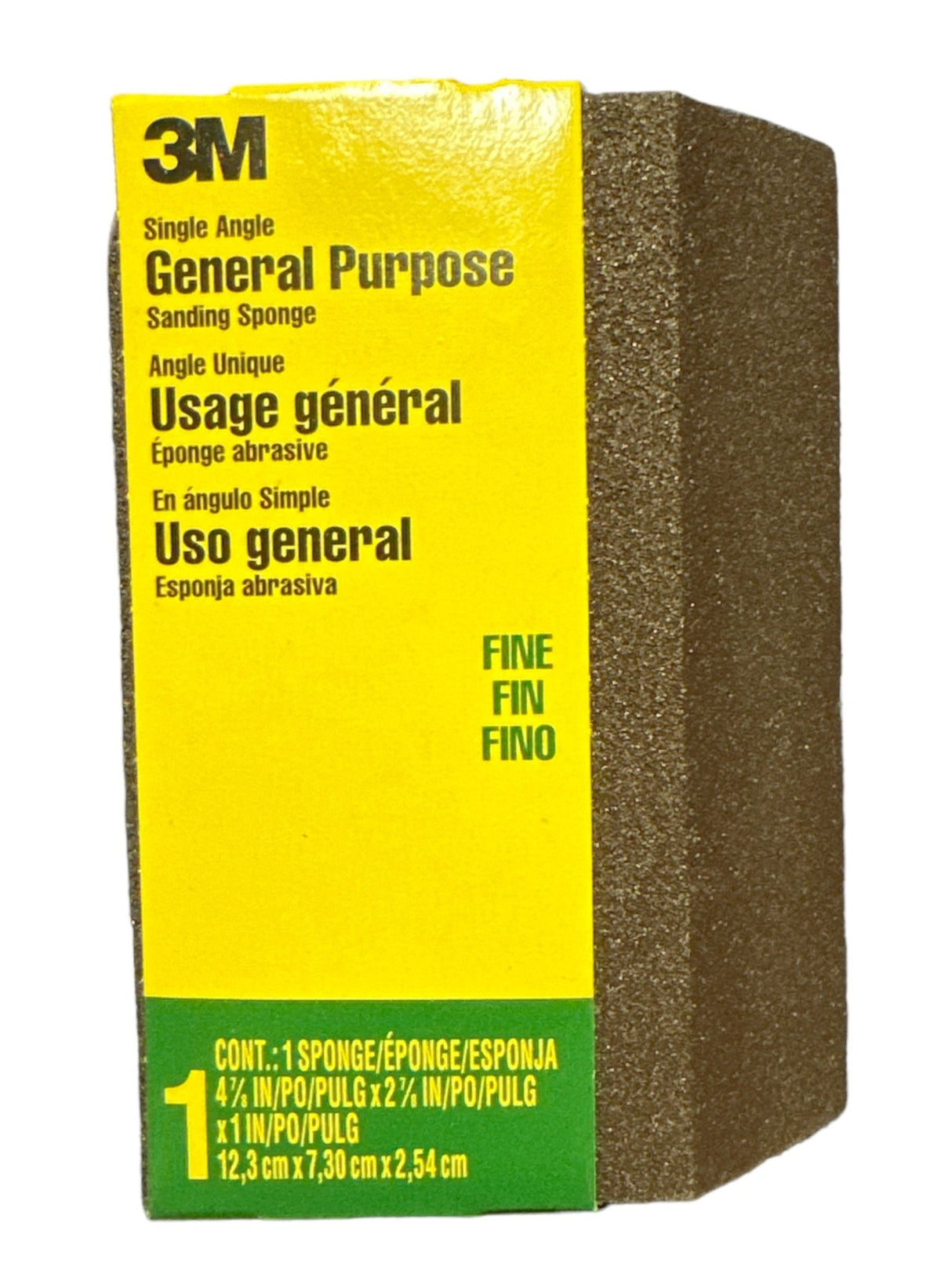 3M General Purpose Angled Sanding Sponge - Fine Grit