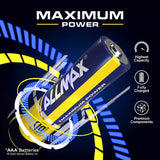 Pilas alcalinas de máxima potencia AAA Allmax (paquete de 5)