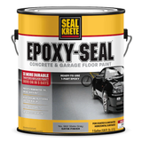 Seal-Krete Epoxy-Seal Pintura para pisos de garaje y concreto gris pizarra satinada de 1 parte