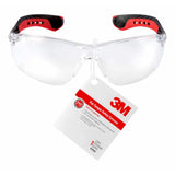 Gafas de seguridad de plástico con patillas planas 3M