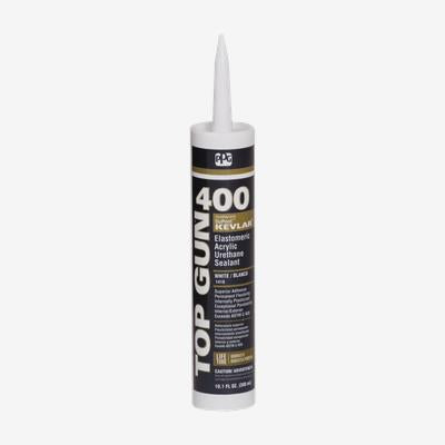 TOP GUN® 400 Elastomeric Acrylic Urethane Sealant (10.1oz, White)