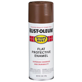 Pintura en aerosol Rust-Oleum Stops Rust Flat Brown (PESO NETO 12 oz)