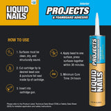 Liquid Nails Interior Projects and Foamboard Adhesive - 10oz